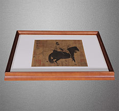 邻水书画装裱配框服务案例